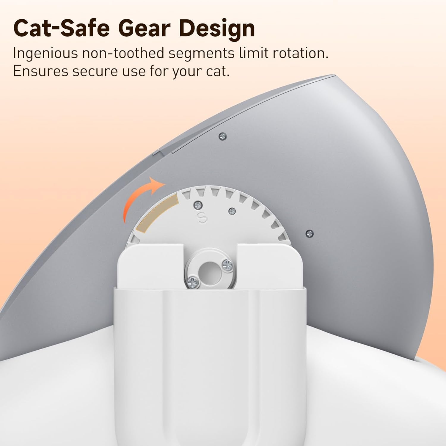 Automatic Cat Litter Box,Self Cleaning Litter Box for Multiple Cats with Open Top Design,App Control and Safety Protection,Ultra-Quiet,Easy Setup,Light Gray